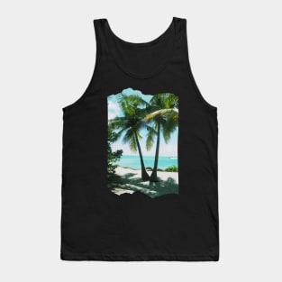 Palm tree photo Key West Florida blue sky palmtree landscape USA nature lovers Tank Top